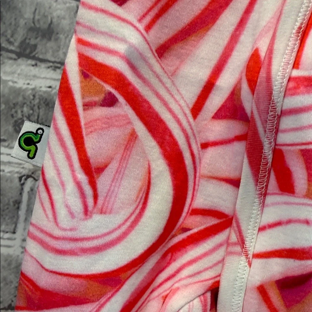 NWT Inchworm sleeper‎ Pink and White Kids One Piece